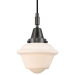 Oxford 447 Pendant - Matte Black / Matte White