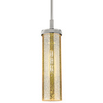 Lincoln Stem Hung Pendant - Satin Nickel / Mercury