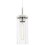 Blakeley Pendant - Satin Nickel / Clear