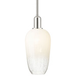 Brookhaven Flute Stem Pendant - Polished Nickel / Brookhaven Opal