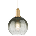 Brookhaven Globe Pendant - Brushed Brass / Brookhaven Slate