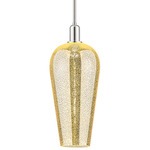 Chelsea Stem Pendant - Polished Nickel / Mercury