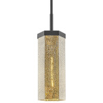 Blakeley Stem Pendant - Matte Black / Mercury