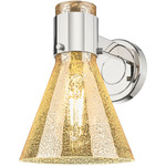 Lawton Cone Wall Sconce - Polished Nickel / Mercury