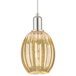 Preston Bulb Pendant - Polished Nickel / Mercury