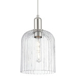 Bridal Veil 716 Pendant - Polished Nickel / Clear