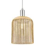 Bridal Veil 716 Pendant - Brushed Satin Nickel / Mercury