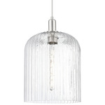 Bridal Veil 716 Pendant - Brushed Satin Nickel / Clear