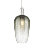 Brookhaven Flute Pendant - Brushed Satin Nickel / Brookhaven Slate