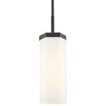 Blakeley Stem Pendant - Matte Black / Matte White