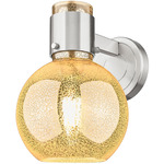 Lawton Sphere Wall Sconce - Brushed Satin Nickel / Mercury