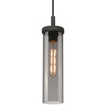 Lincoln Pendant - Weathered Zinc / Light Smoke