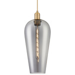 Chelsea 716 Pendant - Brushed Brass / Light Smoke