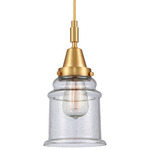 Canton 447 Pendant - Satin Gold / Seedy