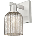Bridal Veil Wall Sconce - Brushed Satin Nickel / Mercury
