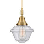 Oxford 447 Pendant - Brushed Brass / Seedy