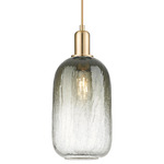 Brookhaven Cloche Pendant - Champagne Bronze / Brookhaven Slate