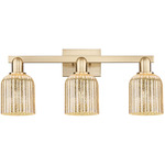 Bridal Veil 716 Bathroom Vanity Light - Champagne Bronze / Mercury