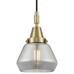 Fulton 447 Pendant - Antique Brass / Light Smoke