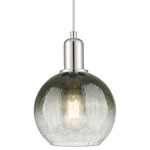 Brookhaven Globe Pendant - Polished Nickel / Brookhaven Slate