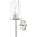 Blakeley Wall Sconce - Satin Nickel / Clear
