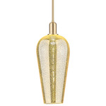 Chelsea Stem Pendant - Champagne Bronze / Mercury