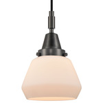 Fulton 447 Pendant - Matte Black / Matte White