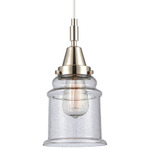 Canton 447 Pendant - Polished Nickel / Seedy