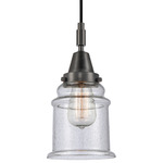 Canton 447 Pendant - Matte Black / Seedy