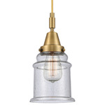 Canton 447 Pendant - Brushed Brass / Seedy