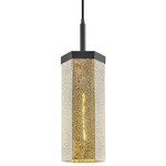 Blakeley Pendant - Matte Black / Mercury