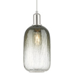 Brookhaven Cloche Pendant - Polished Nickel / Brookhaven Slate