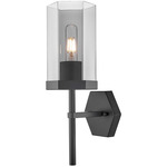 Blakeley Wall Sconce - Matte Black / Smoke