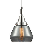 Fulton 447 Pendant - Polished Chrome / Light Smoke