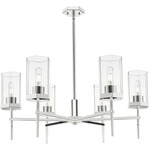 Blakeley Chandelier - Polished Nickel / Clear Blakeley Chandelier - Polished Nickel / Clear