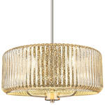 Windsor Pendant - Brushed Satin Nickel / Mercury