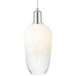 Brookhaven Flute Pendant - Polished Nickel / Brookhaven Opal