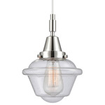 Oxford 447 Pendant - Polished Chrome / Seedy