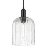 Bridal Veil 716 Pendant - Matte Black / Seedy