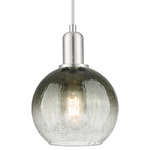 Brookhaven Globe Pendant - Brushed Satin Nickel / Brookhaven Slate