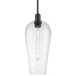 Chelsea Stem Pendant - Matte Black / Seedy