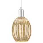 Preston Bulb Pendant - Brushed Satin Nickel / Mercury