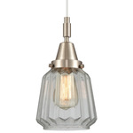 Chatham Pendant - Brushed Satin Nickel / Clear