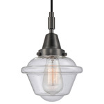 Oxford 447 Pendant - Matte Black / Seedy
