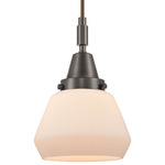 Fulton 447 Pendant - Oil Rubbed Bronze / Matte White