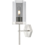 Blakeley Wall Sconce - Satin Nickel / Smoke