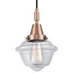 Oxford 447 Pendant - Antique Copper / Clear