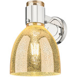 Lawton Bell Wall Sconce - Polished Nickel / Mercury