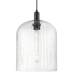 Bridal Veil 716 Pendant - Matte Black / Seedy