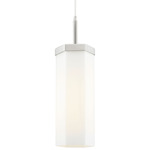 Blakeley Pendant - Satin Nickel / Matte White